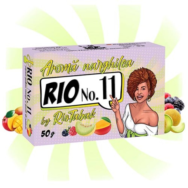 Aroma narghilea RIO No. 11 (pepene, mango, fructe de padure) 50g
