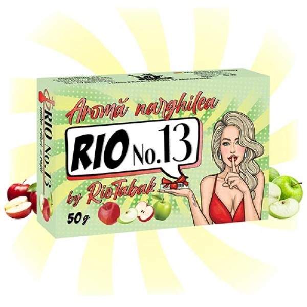 Aroma narghilea RIO No. 13 (mere verzi si rosii) 50g