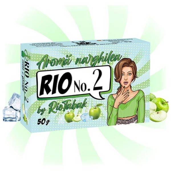 Aroma narghilea RIO No. 2 (mere si gheata) 50g