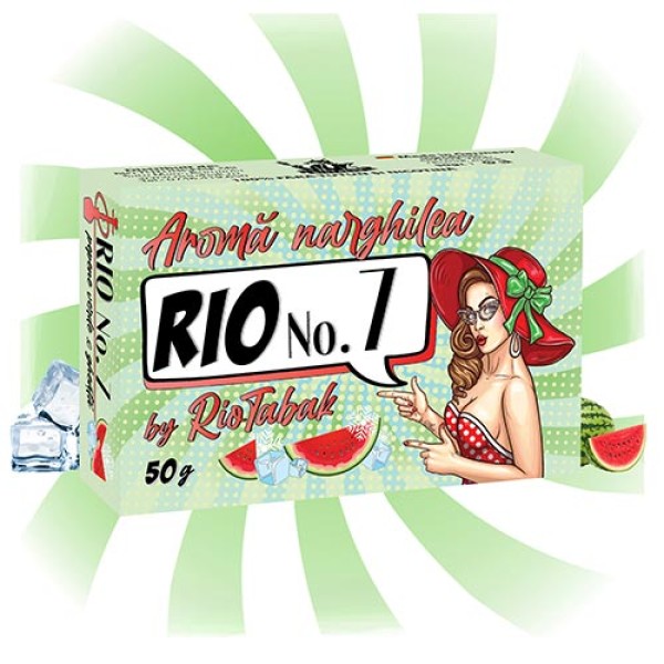 Aroma narghilea RIO No. 7 (pepene verde si gheata) 50g