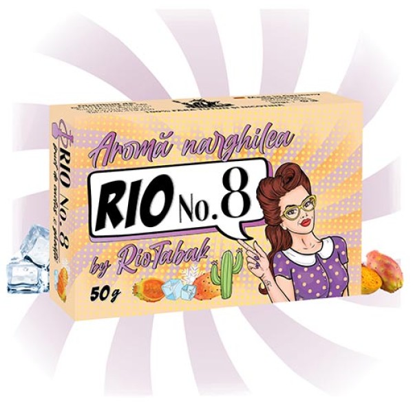Aroma narghilea RIO No. 8 (fructe de cactus si gheata) 50g