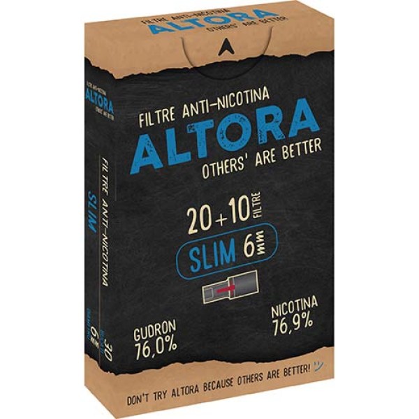Filtre anti-nicotina Altora Slim (6 mm)