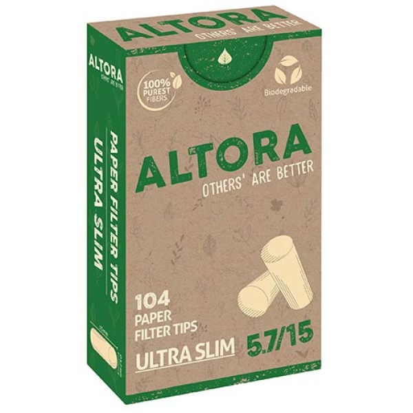 Filtre Tigari Altora Ultra Slim BIO 5,7/15 (104)