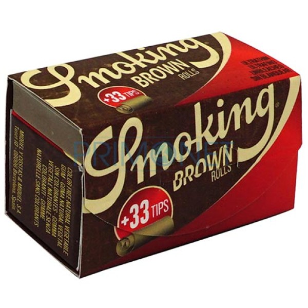 Foite in rola Smoking Brown + Filtre Carton (4m)
