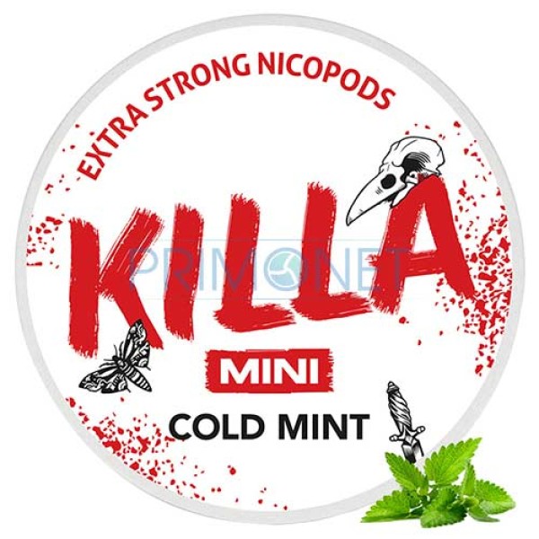 Pouch nicotina Killa Cold Mint Mini Extra Strong