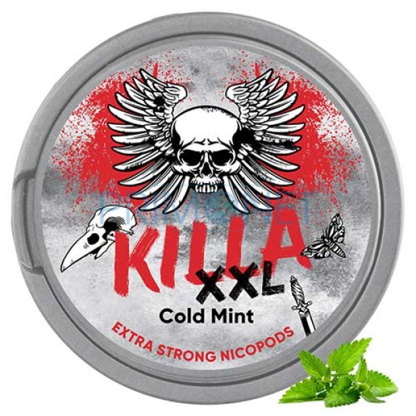 Pouch nicotina Killa XXL Cold Mint Strong (16 mg)