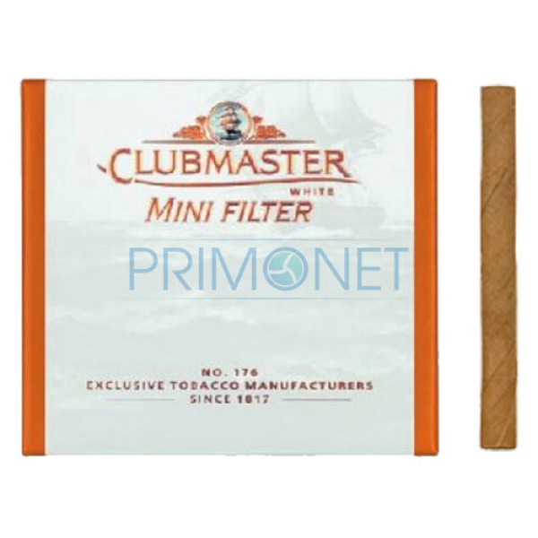 Tigari de foi Clubmaster Mini Filter White (10)