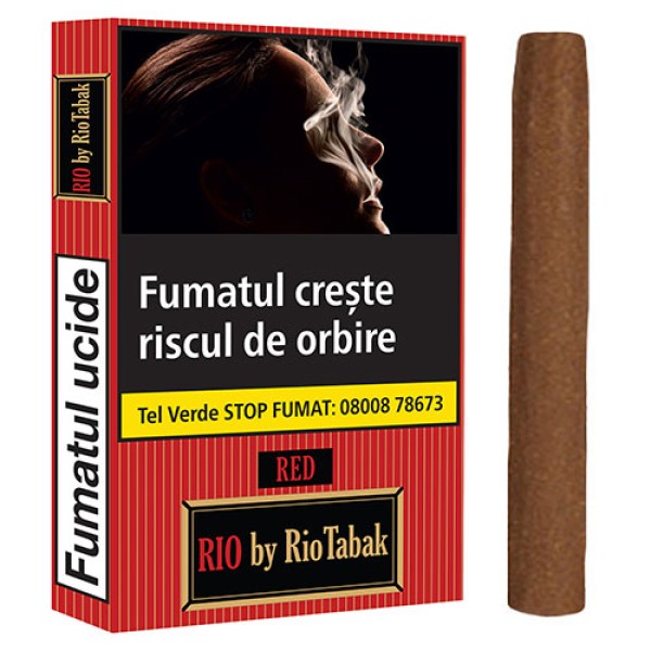 Tigari de Foi RIO Red 48g (5) Classic Tobacco