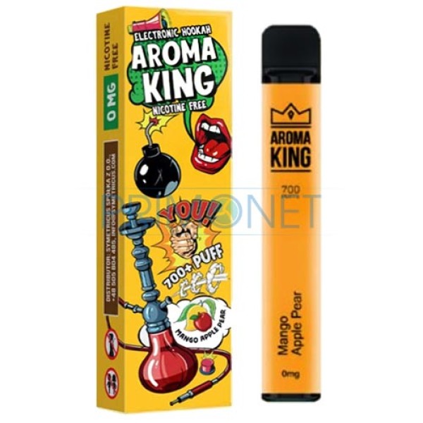 Narghilea electronica fara nicotina Aroma King Mango Apple (700) 0 mg