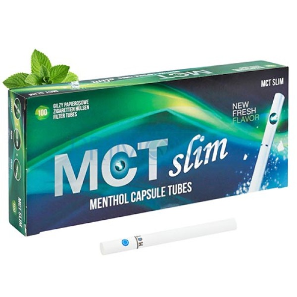 Tuburi Tigari MCT Slim Click Menthol (20 mm) 100
