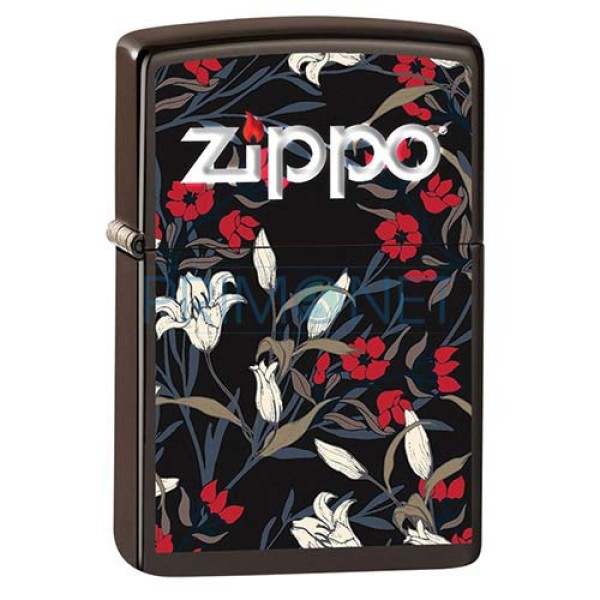 152130 Bricheta Zippo Floral Design