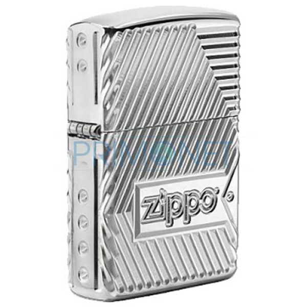 158161 Bricheta Zippo Wrapped Chrome