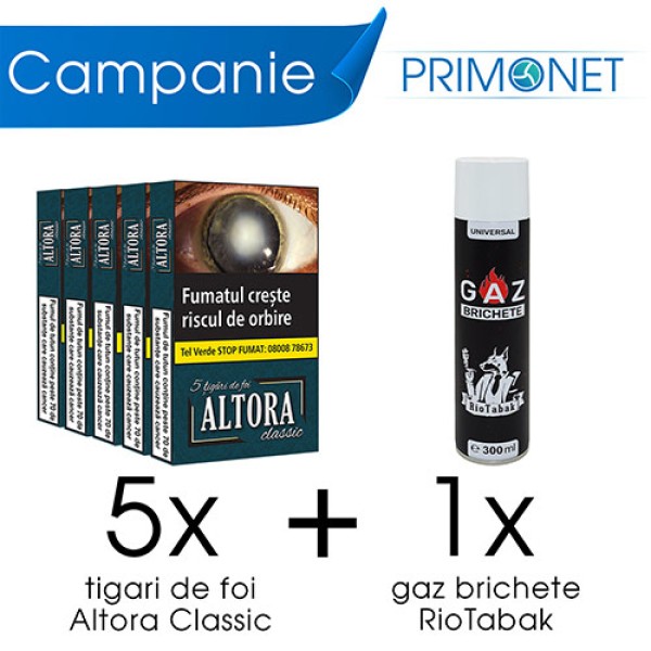 Campanie 5 x Altora Classic (5) + 1 x Gaz RioTabak 300 ml