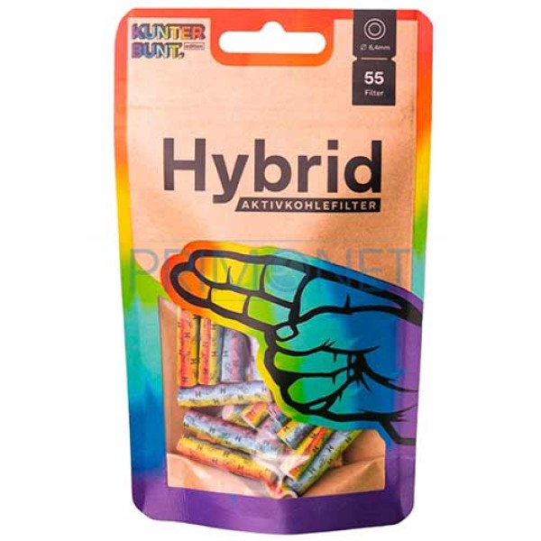 Filtre Tigari Hybrid Supreme Rainbow 6,4/30 (55)
