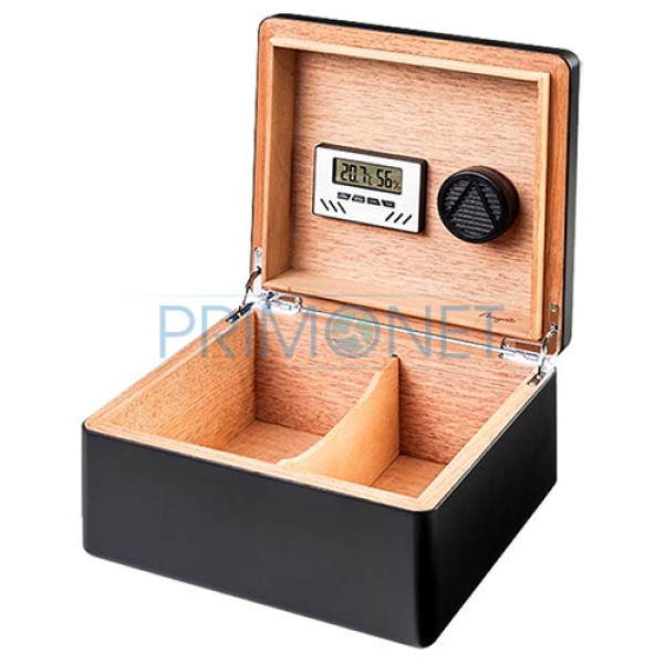 923016 Humidor Angelo Black Matte