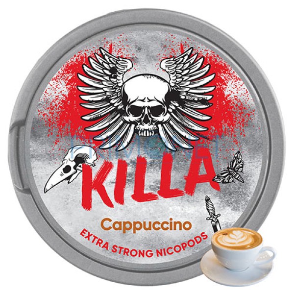 Pouch nicotina Killa Cappuccino Strong (16 mg)