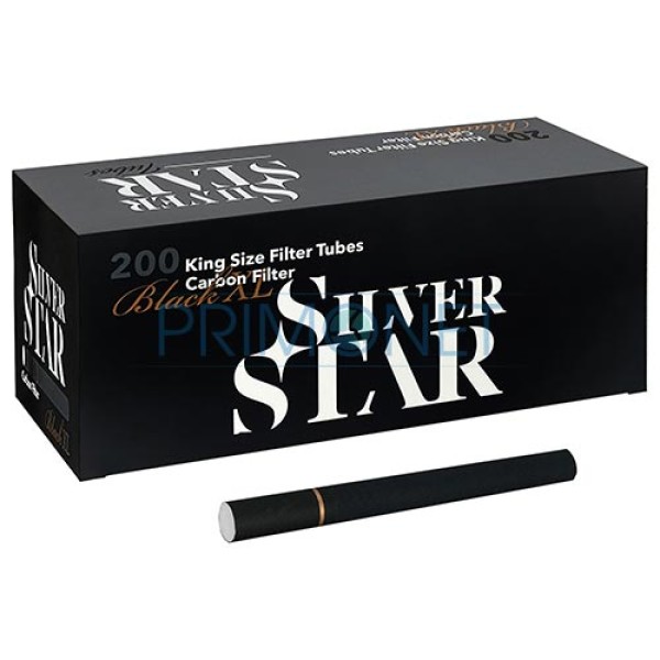 Tuburi Tigari Silver Star BLACK XL BLACK - carbon activ (24 mm) 200