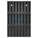 Stand pentru colectie de brichete Clipper Black cu loc pentru 24 brichete