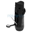 Bricheta trabuc Ronson Bora Black cu punch inclus cu 2 arzatoare