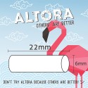 Filtre pentru rulat tutun Altora Slim Long Origami cu dimensiunile de 6/22 mm