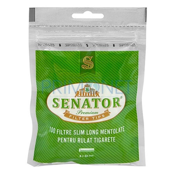 Filtre Tigari Senator Menthol Slim Long 6/22 (100)