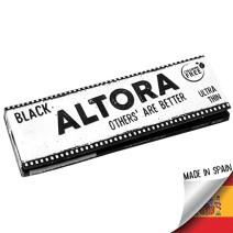 Foite Rulat Tutun Altora Black Ultra Thin (cut corner)