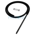 Narghilea Kaya Inox Carbonia Rainbow cu inaltime de 68 cm cu un furtun din silicon