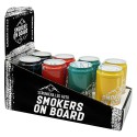 Scrumiera auto cu capac cu LED marca Smokers On Board Yellow