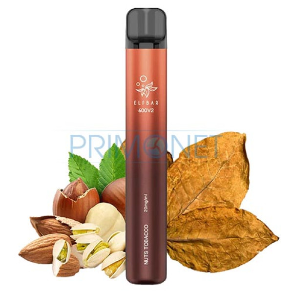 Elf Bar 600V2 Tigara Electronica Nuts Tobacco (2%)