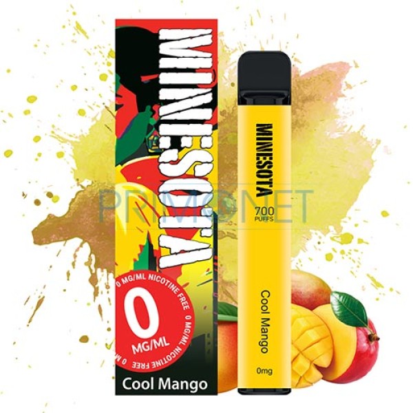 Mini narghilea Minesota Cool Mango (0 mg) 700 pufuri