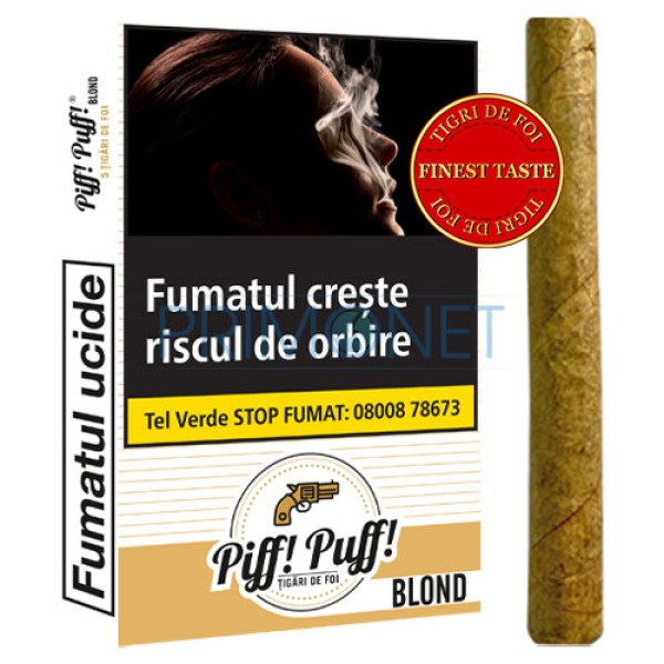 Tigari de foi Piff Puff Blond 48g (vanilie) 5