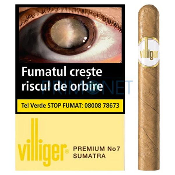 Tigari de foi Villiger Premium No 7 Sumatra 41g (5)