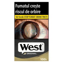 Tigarete West Original Black 100's