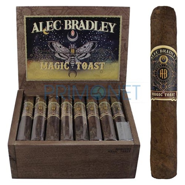 Cutie cu 20 trabucuri Alec Bradley Magic Toast Robusto de tarie mediu spre tare