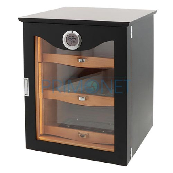 920066 Humidor Angelo Black Matt LED