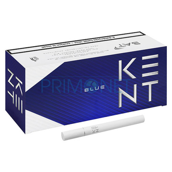 Cutie cu 200 tuburi pentru injectat tigari Kent Blue Multifilter cu carbon