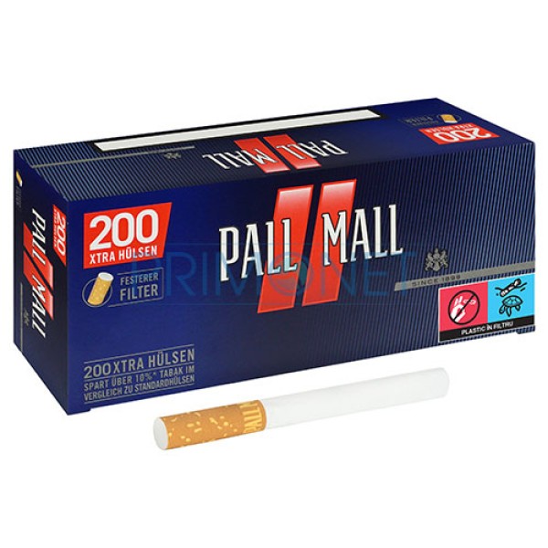 Tuburi Tigari Pall Mall Red Extra (25 mm) 200