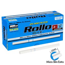 Tuburi Tigari Rollo Blue Micro Slim Extra 25 mm (200)