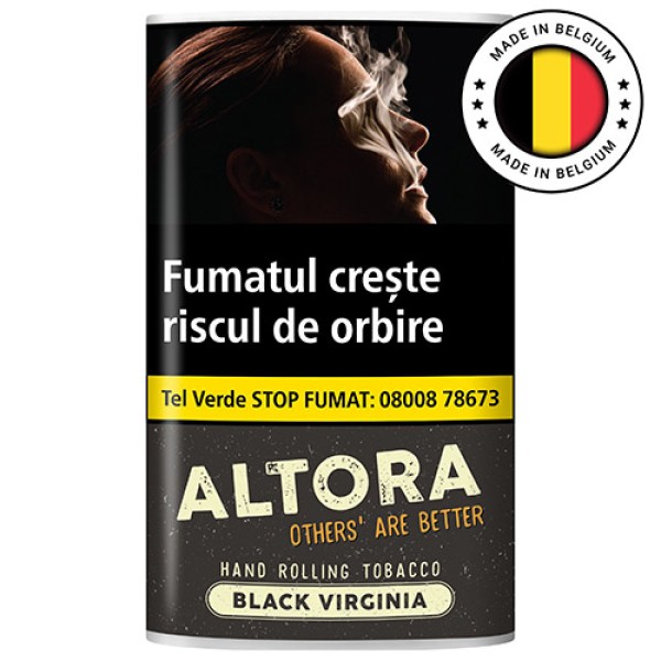 Pachet cu 30g tutun Altora Black Virginia de origine Belgia