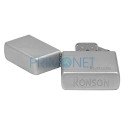 Bricheta Ronson cu benzina Matt Chrome cu flacara normala