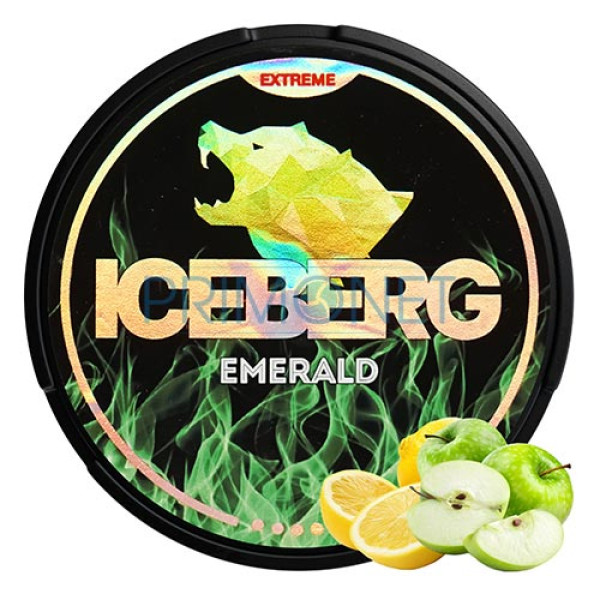 Pouch nicotina Iceberg Emerald 28 mg/g (16,8 mg/pouch)