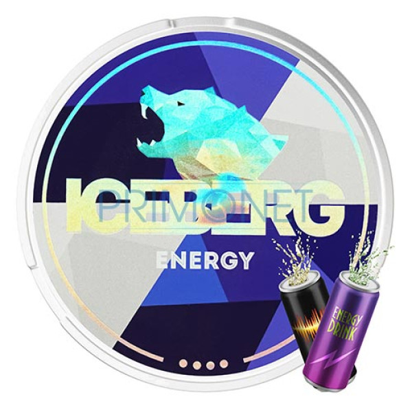 Pouch nicotina Iceberg Energy 28 mg/g (16,8 mg/pouch)
