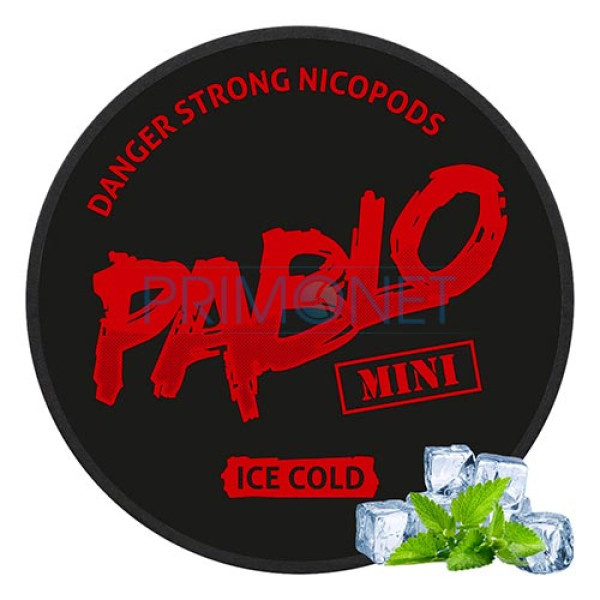 Pouch nicotina Pablo Mini Ice Cold 30 mg/g (15 mg/pouch)
