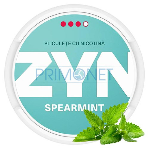 Pouch nicotina ZYN Spearmint Extra Strong 12 mg/g (9 mg/pouch)