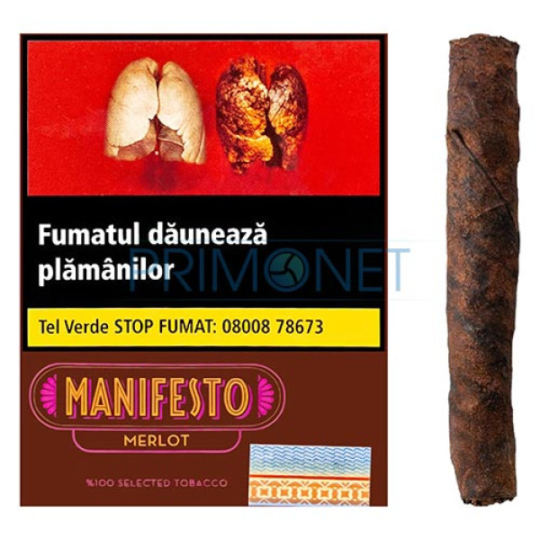 Tigari de foi Manifesto Merlot 30g (struguri) 5 T&T