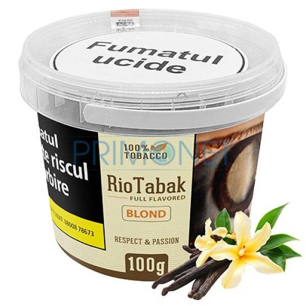 Tutun pentru pipa RioTabak Blond (vanilie) 100g (T&T)