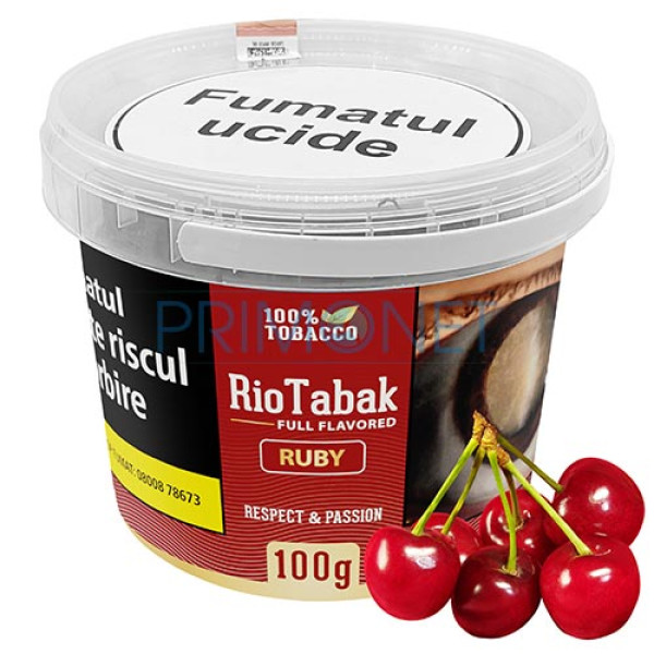 Tutun pentru pipa RioTabak Ruby (cirese) 100g (T&T)