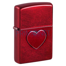152509 Bricheta Zippo Stamped Heart