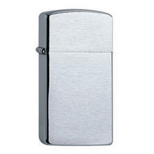 160810 Bricheta Zippo Chrome Brush Slim