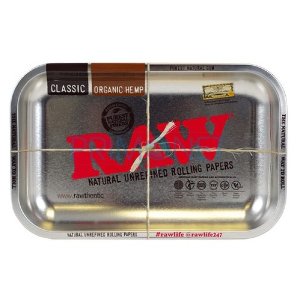 13924 ROLLING TRAY RAW Steel Small